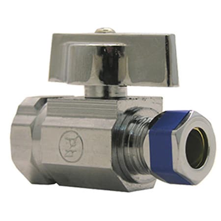 Larsen Supply Co 06-9273 Female Pipe Thread Straight Valve - 0.5 x 0.38 in. 123162
